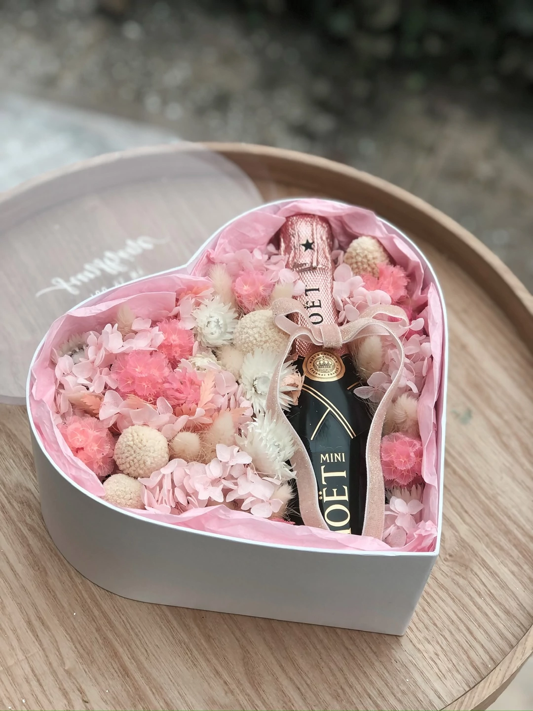 Szív Box mini pezsgővel